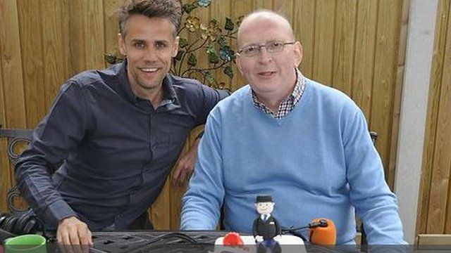 Richard Bacon and Steve Evans
