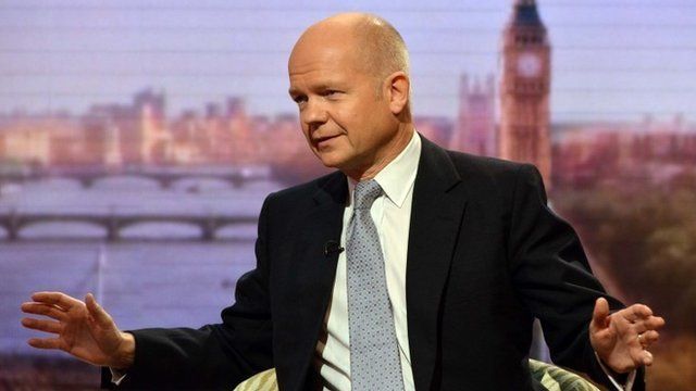 Foreign Secretary William Hague