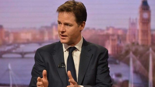 Deputy Prime Minister Nick Clegg