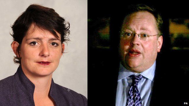 Susan Gaszczak (left) and Lord Rennard (right)