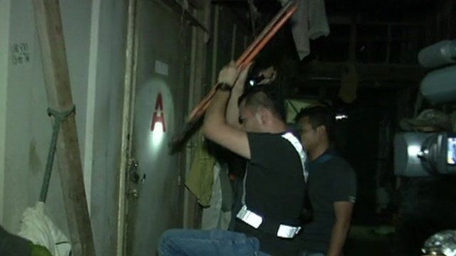 Officer carries out raid in Malaysia
