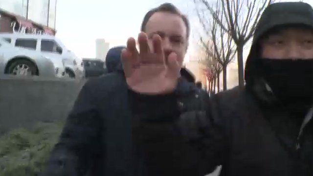 Martin Patience being prevented from reporting in Beijing