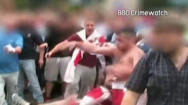 Protest footage