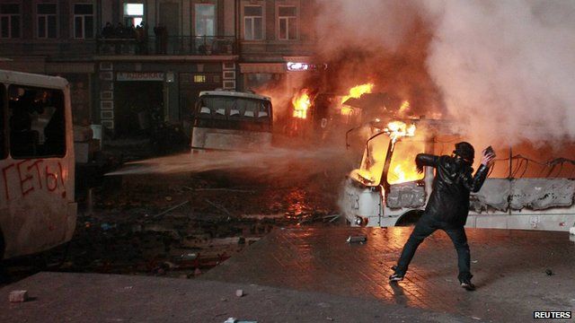 Protester in Kiev