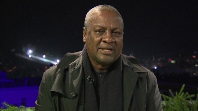 Ghanaian President John Dramani Mahama