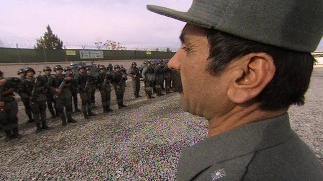 The Afghan police's rapid reaction force
