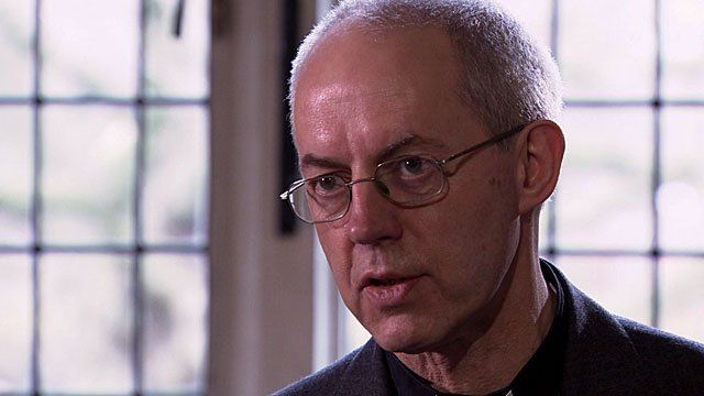 Justin Welby the Archbishop of Canterbury
