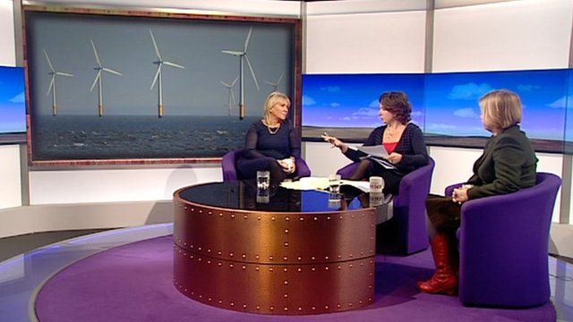 Nadine Dorries, Jo Coburn and Natalie Bennett