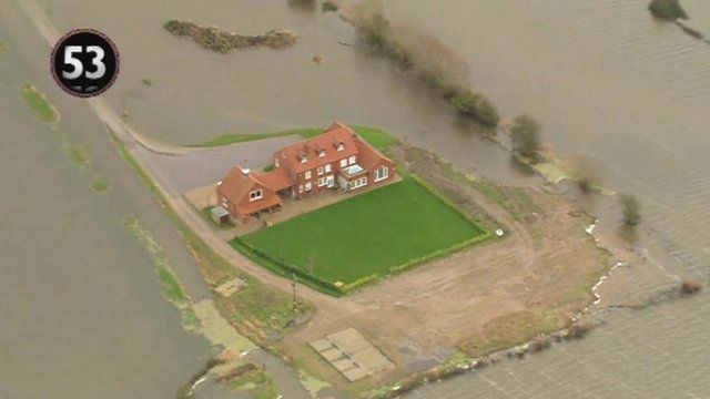 Flooding scene