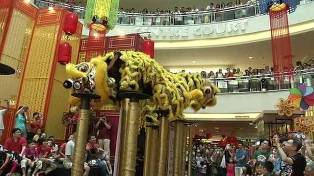 Lion dance