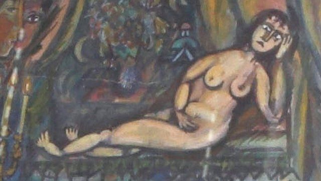 Nude watercolour