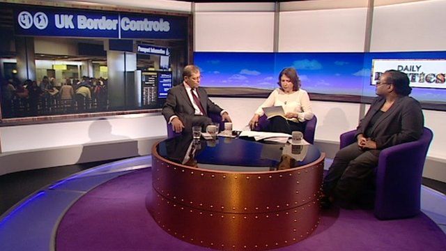 Alp Mehmet, Jo Coburn and Diane Abbott
