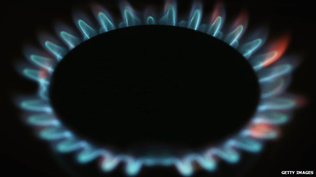 A gas cooker