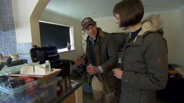 Microbiologist Lance Weaver and Claire Marshall