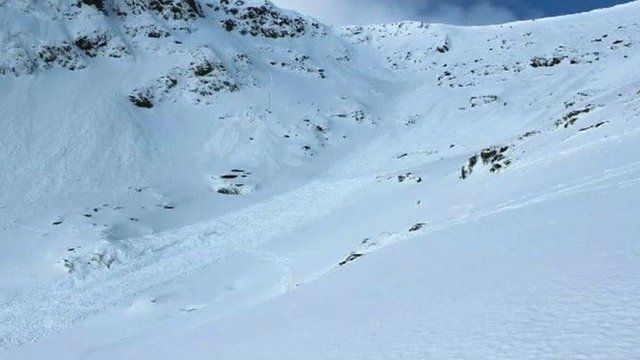 Picture of avalanche area