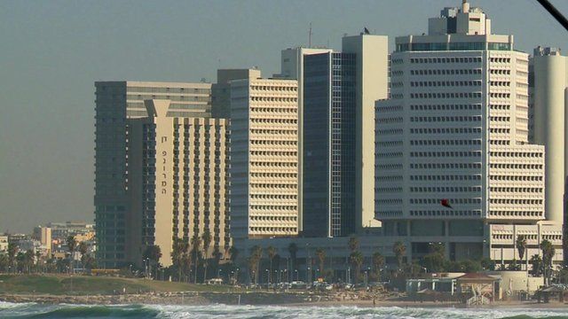 Tall buildings in Tel Aviv
