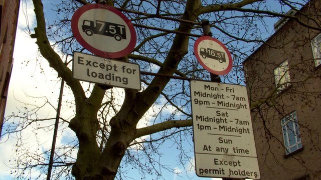 Parking sign in Streatham