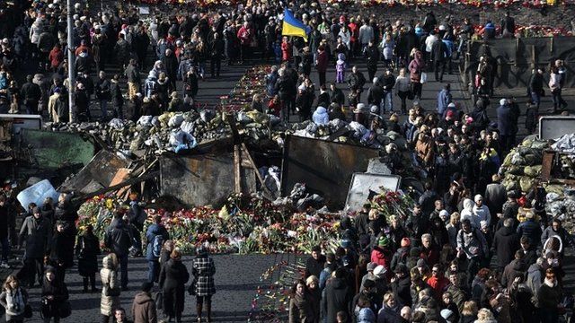 Crowds in Kiev