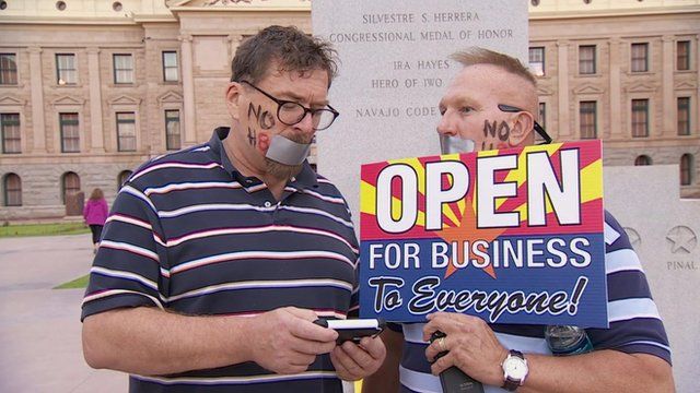 Anti-bill demonstrators
