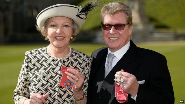 Dame Penelope Keith and Michael Crawford