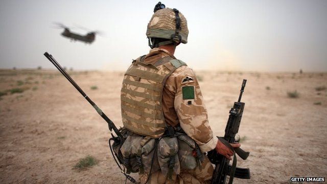 British paratroopers in Afghanistan