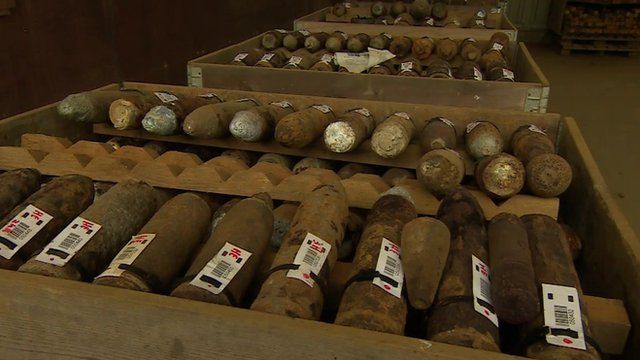 WW1 bombs polluting drinking water in France and Belgium - BBC News