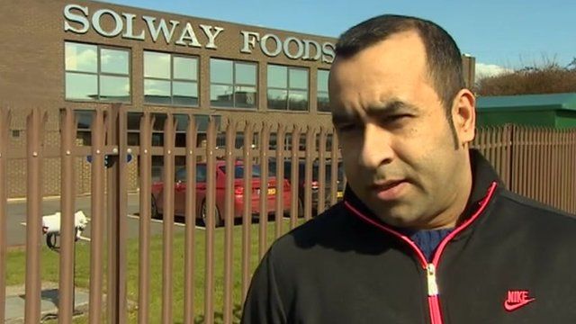 Solway Foods worker