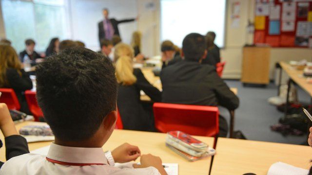 School pupils in a class