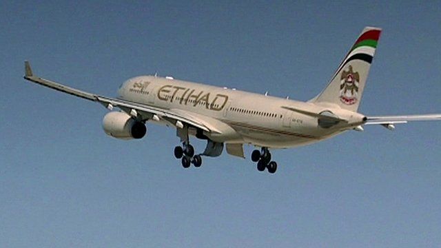 Etihad plane