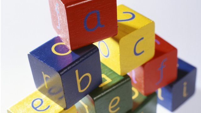 Alphabet blocks