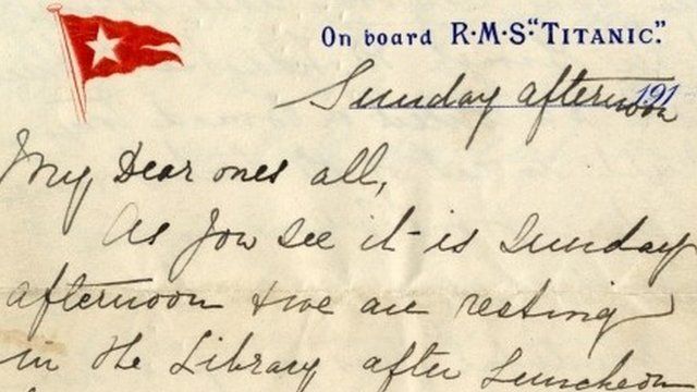 Letter written by survivor Esther Hart