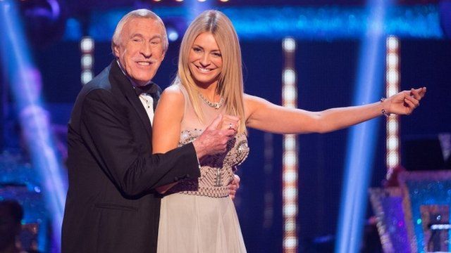 Bruce Forsyth and Tess Daley
