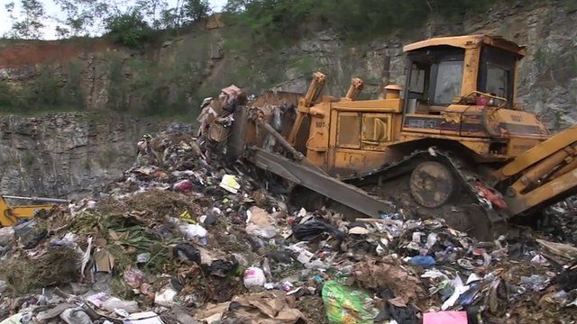 Landfill site in Ghana