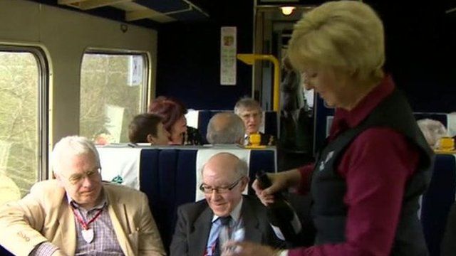 Celebrations on the Settle-Carlisle railway line