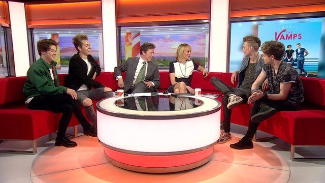 The Vamps on BBC Breakfast