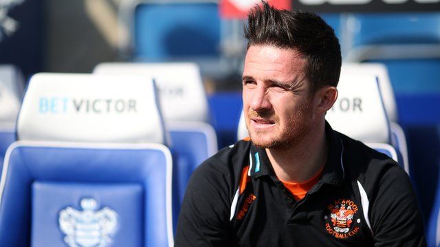 Blackpool player-boss Barry Ferguson