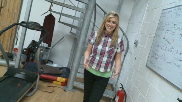 Newsround's Jenny takes a special behind the scenes tour of Diversity's dance studio