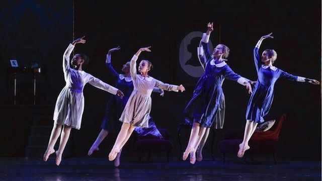 Dancers from Nanny McPhee the ballet