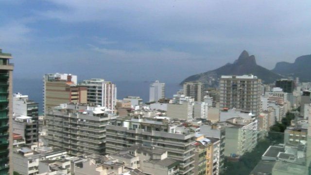 A view of the housing in Rio de Janerio