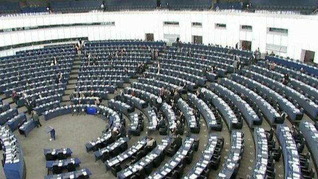 European Parliament in Brussels