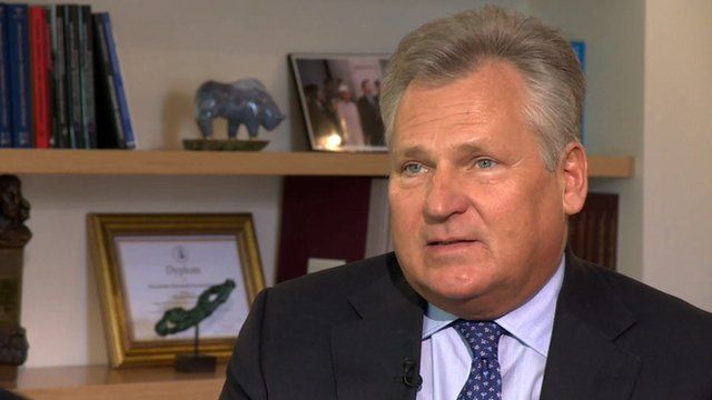 Poland ex-President Alexander Kwasniewski