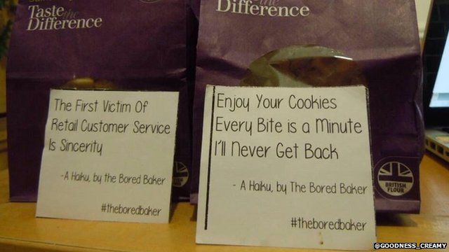 Packets of the cookies
