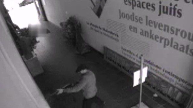 Gunman caught on CCTV