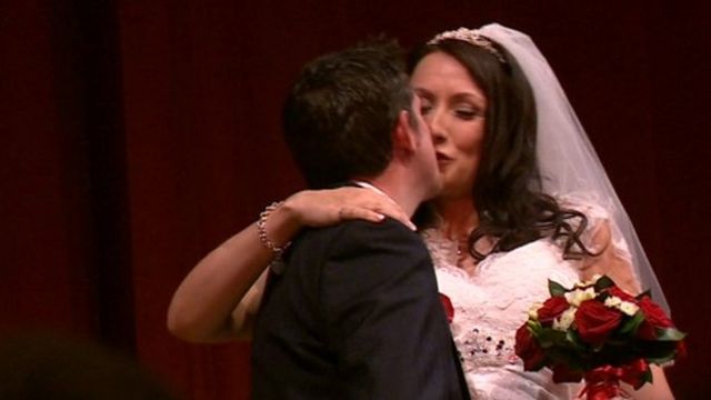 Darren and Louise Kempson tie the knot
