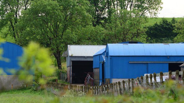 Barn at farm