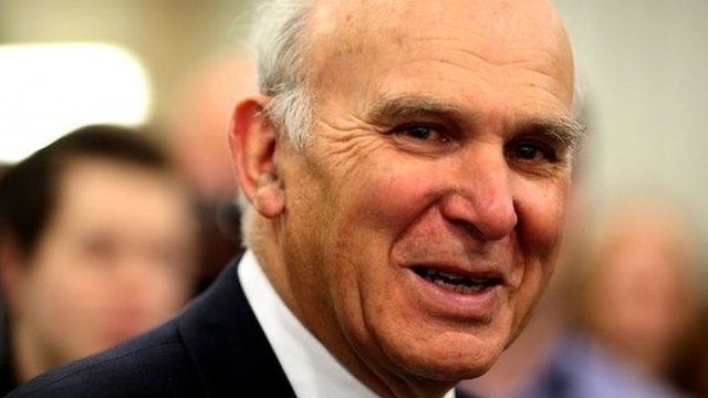 Business secretary Vince Cable