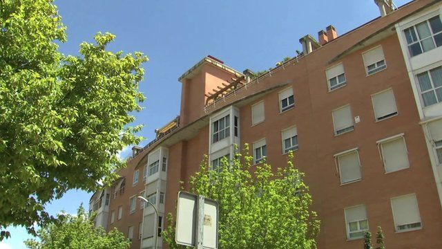 The apartment building where the arrests took place