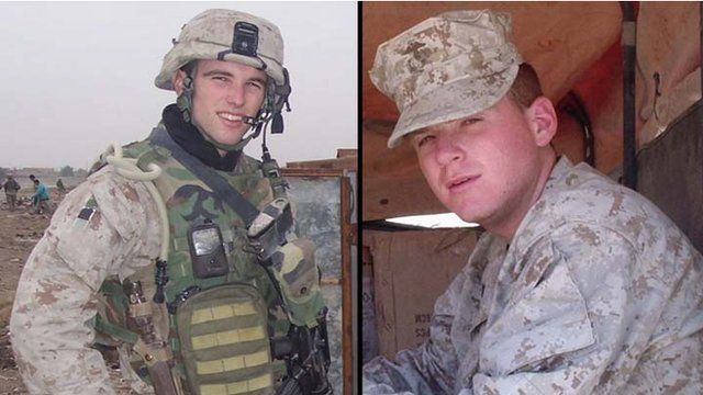 American marines in Iraq circa 2004-2005
