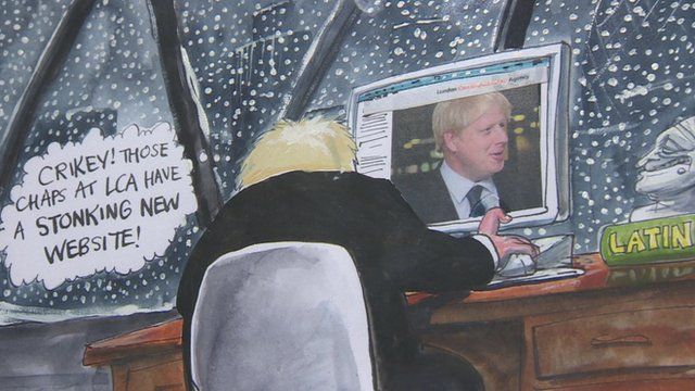 Boris Johnson cartoon