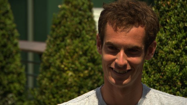Wimbledon champion Andy Murray
